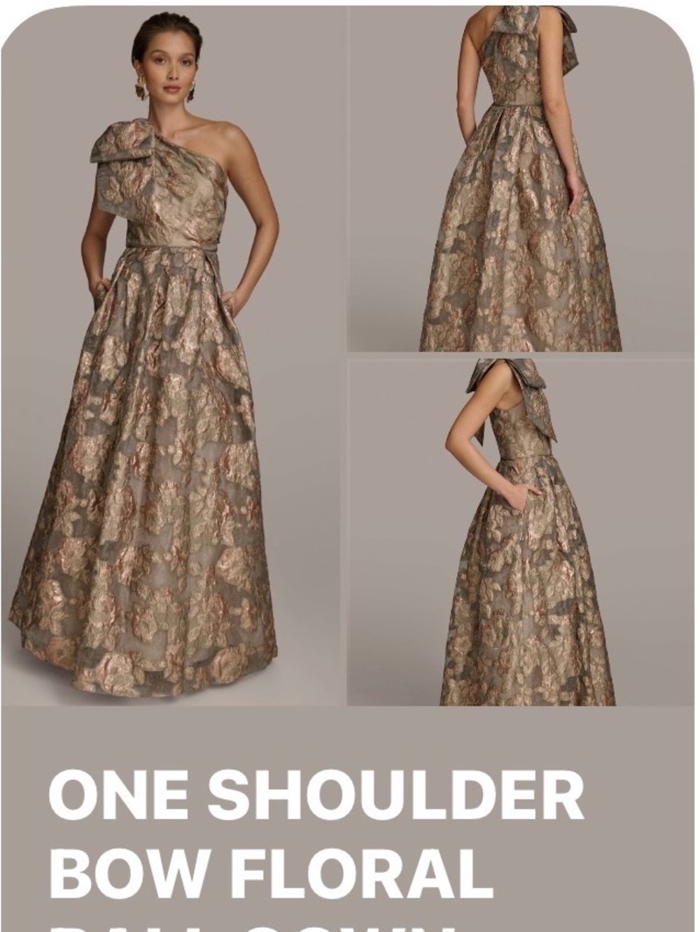 Donna Karan gown. Size 8. Never worn. Paid $360 - Picture 1 of 1